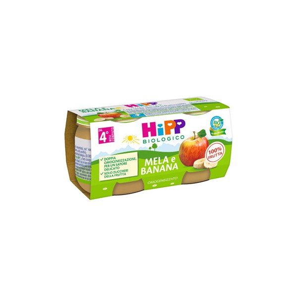 HIPP BIO OMOG MELA/BANANA2X80G