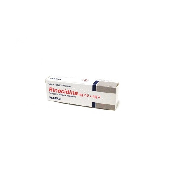 RINOCIDINA GOCCE NASALI 15ML 7,5MG+3MG