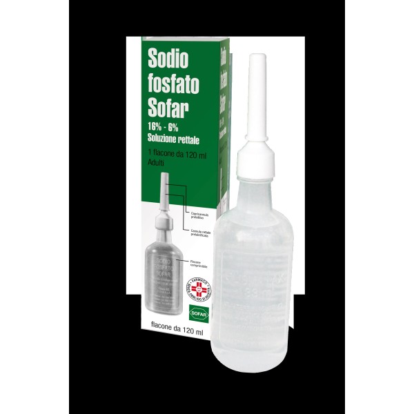 SODIO FOSFATO SOFAR SOLUZIONE RETTALE 120ML