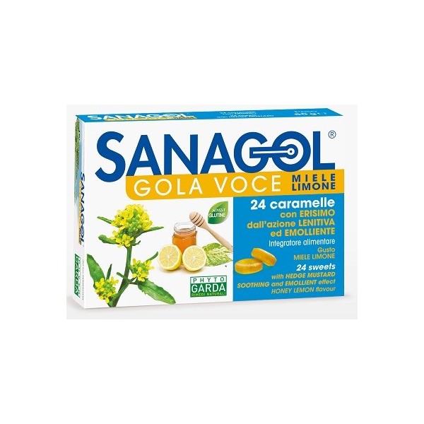 SANAGOL GOLA VOCE MIELE LIMONE 60G