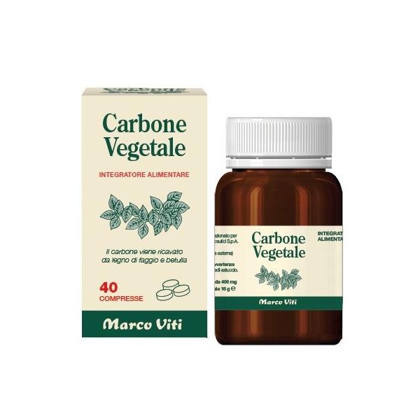 CARBONE VEGETALE 40 COMPRESSE