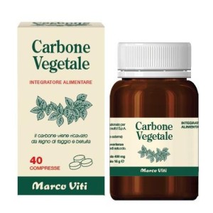 CARBONE VEGETALE 40 COMPRESSE