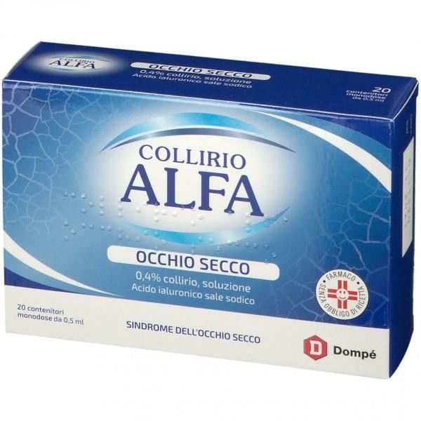ALFA COLLIRIO OCCHIO SECCO 20 CONTENITORI MONODOSE 0,5ML