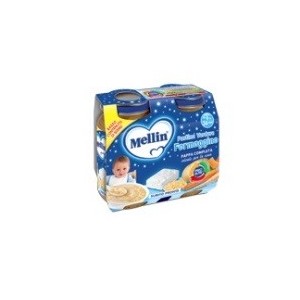 MELLIN CENA COMPLETA PASTINA VERDURE FORMAGGINO 6 MESI+ 2X200G