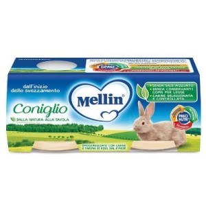 MELLIN OMOGENEIZZATO CONIGLIO 2X120G