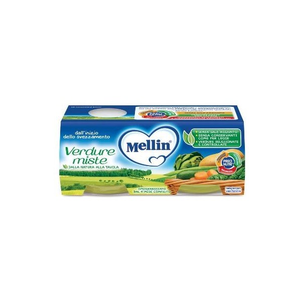 MELLIN OMOG VERDURE 2X80G