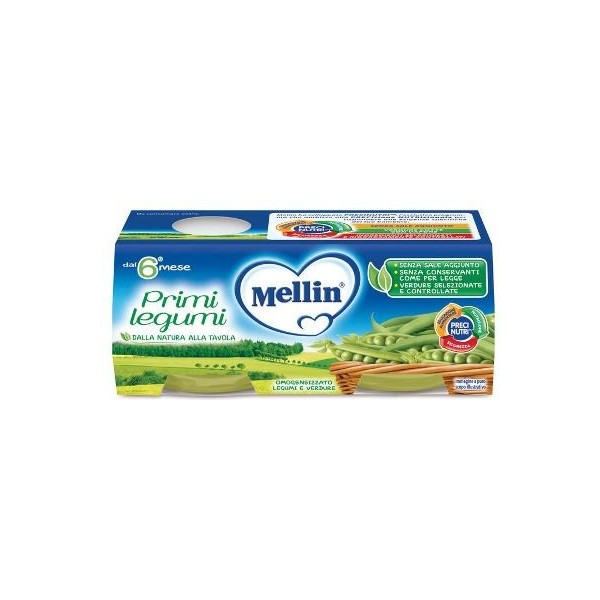 MELLIN OMOG PRIMI LEGUMI 2X80G