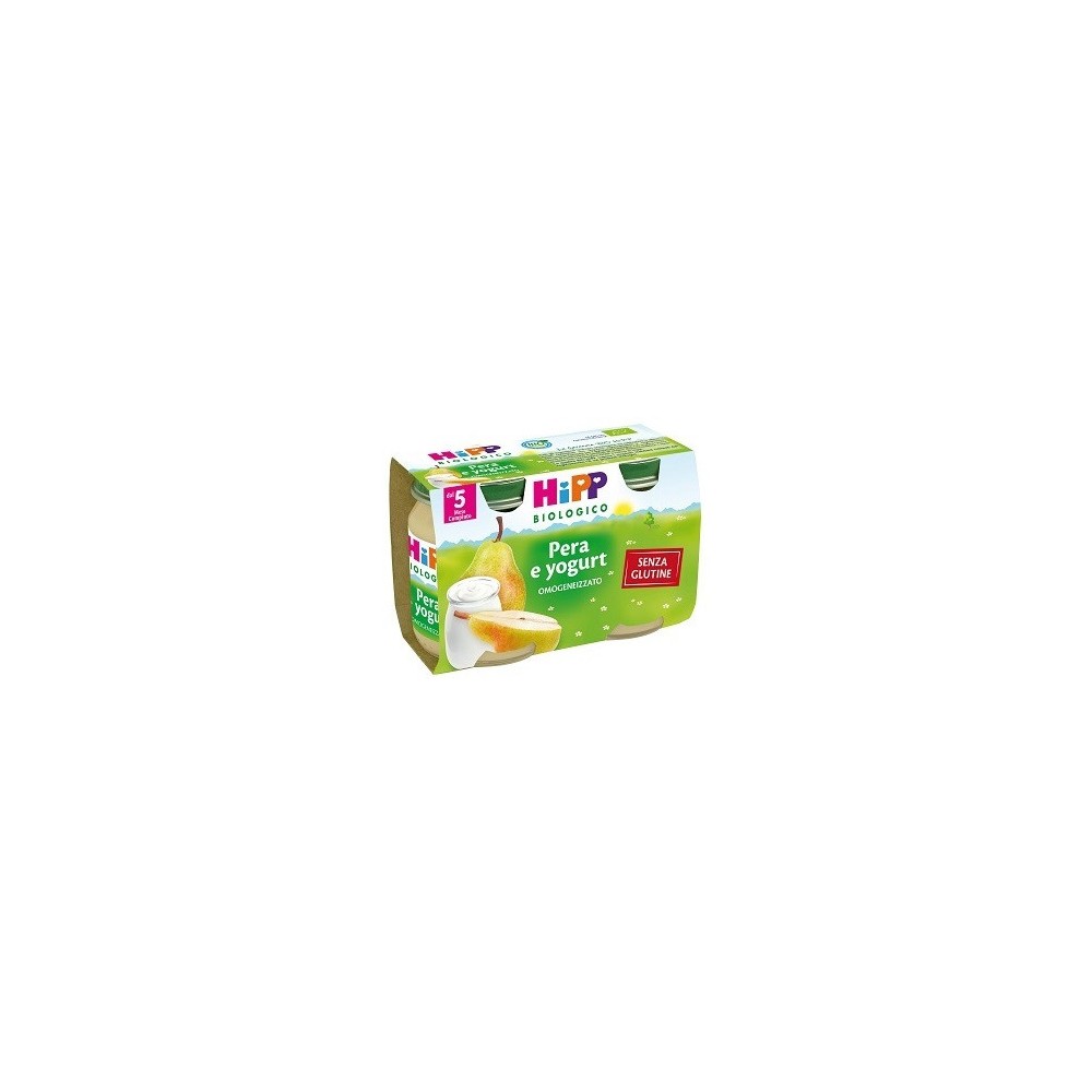 HIPP BIO OMOG PERA/YOGURT2X125