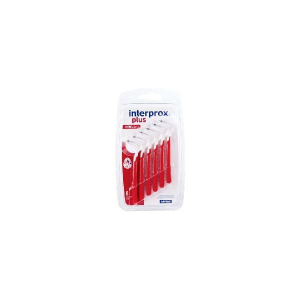 DENTAID INTERPROX PLUS MINICONICO ROSSO 6 PEZZI