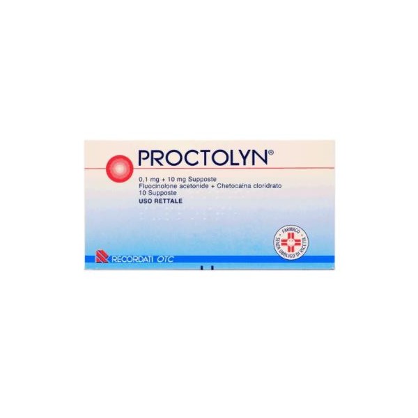 PROCTOLYN 10 SUPPOSTE 0,1MG+10MG
